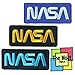 NASA Rectangular Set Embroidered Iron / Sew on Patches (A001)