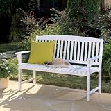 Outdoor Oasis Wood Bench