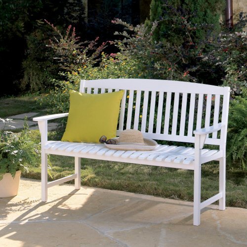 Outdoor Oasis Wood Bench