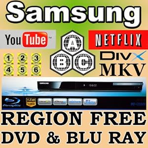 New 2010 SAMSUNG BD-C5500 Blu Ray Player Multi Region Code Free DVD 123456 PAL NTSC Blu... by Samsung