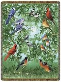Birds Tapestry Throw