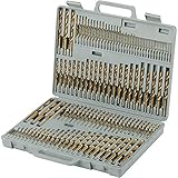 Grizzly H8183 Drill Bit Set in Plastic Case, 115-Piece [並行輸入品]