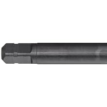 Dormer E023 Powdered Metal Steel Spiral Flute Threading Tap, Black Oxide Finish, Round with Square End Shank, Modified Bottoming Chamfer