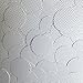 Sequin Round 30mm Black White Grid Check Squares Opaque