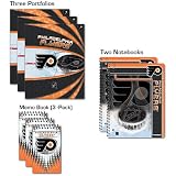 Jf Turner Philadelphia Flyers Back To School Pack! - 3 Portfolios, 3 Memo Books, And 2 Notebooks And