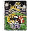 Louisiana State Tigers (LSU) NCAA Woven Tapestry Throw (Home Field Advantage) (48x60")"
