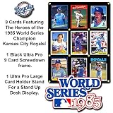 Kansas City Royals 1985 World Series Champions Card Display