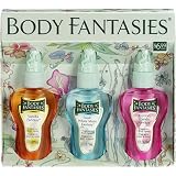 Body Fantasy Vanilla,WhiteMusk,Cotton Candy 1.7oz Body Spray Gift Set