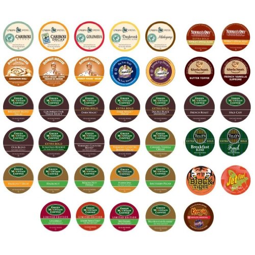 Keurig Coffee Only Sampler Pack, K-Cup Portion Pack for Keurig K-Cup Brewers (Pack of 40)