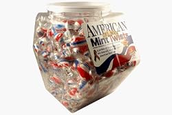Atkinson's American Flag Mint Twists 240 Piece Jar