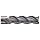 Niagara Cutter A345R Carbide End Mill with Wiper Flat for Aluminum, TiCN Coated, 3 Flutes, Radiused-Corner End