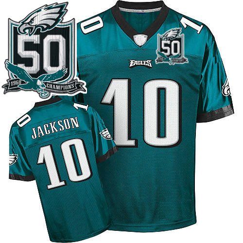 Kids Philadelphia Eagles 10 Desean Jackson Green Jerseys Authentic Football Jersey Size S(10-12)m(12-14)l(14-16)xl(16-18)(please Select the Size When You Order, Can Do Drop Shipping)