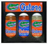 Florida Gators NCAA Boxed Set of 3 (Cajun Seas,Stk/Rib Rub, BBQ Rub)