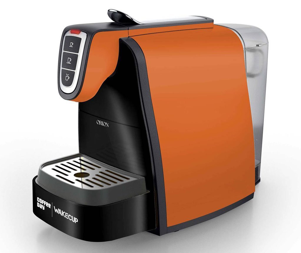 coffee machine orange