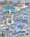 24 Inch x30 Inch 1,000 pc. Jigsaw Puzzle - Lighthouses Of New England