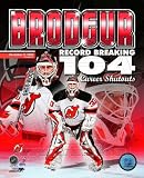 Martin Brodeur New Jersey Devils 8x10 Color Photo NHL Shutout Record
