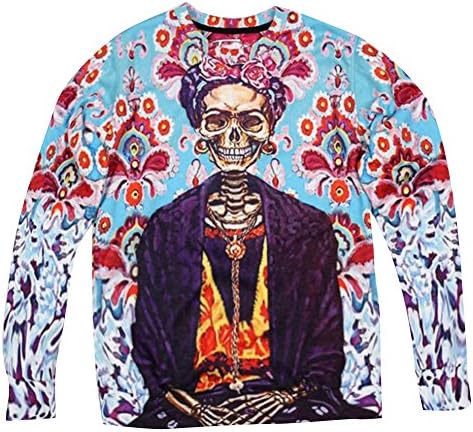 Unisex Swag 3D Sweater Skull Frida Kahlo Sweatshirt T Shirts (M)