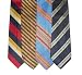 Neck Tie Lot of 4 Mens Stripe Neckties
