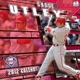 Chase Utley 2012 Wall Calendar 12" X 12"
