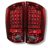 02-05 Dodge Ram Led Taillights - Red Clear 