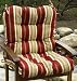 Greendale Home Fashions Outdoor Seat/Back Chair Cushion, Roma Stripe