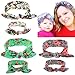 PGXT Parent Child Bow Floral Soft Turban Headband Head Wrap Knotted Hair Band