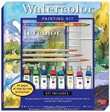 Watercolor Painting Kit: Professional materials and step-by-step instruction for the aspiring artist (Walter Foster Painting Kits)