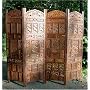 Elephant Palm Tree Design Privacy Screen Wood Screen Room Divider