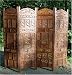 Elephant Palm Tree Design Privacy Screen Wood Screen Room Divider
