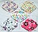 6 Pieces 12 Inch Heavy Flow Charcoal Bamboo Mama Cloth/Menstrual Pads/Reusable Sanitary Pads - You Choose 6 Designs from 17 and Send Message to Me