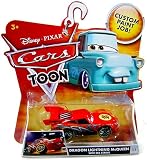 Disney / Pixar CARS TOON 155 Die Cast Car Dragon Lightning McQueen with Oil Spill