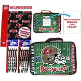Pro Specialties Tampa Bay Buccaneers Lunch Box/Book Cover/Pens Set