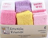 6-Pack Newborn I Love Socks - Pink/Daddy