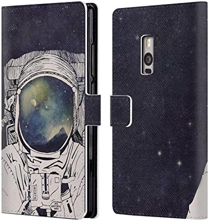 Official Tracie Andrews Dreaming Space Leather Book Wallet Case Cover For OnePlus 2 / Two