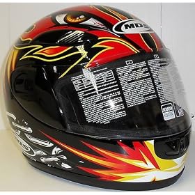 AGV MDS EDGE MOTORCYCLE HELMET BEAST L 60 LARGE
