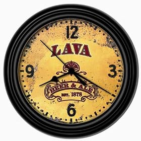 Collectible LAVA Beer and Ale Brewery Wall Clock from Lava Lamps