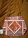 Womens Boho Handbag Carmine Red Pink Beaded Sari Patchwork Designer Purse