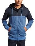 Quiksilver Young Men's Pull In Sherpa Lined Hoodie, Blue, X-Large