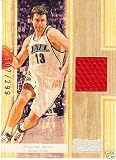 2007 Topps Trademak Authentic Mehmet Okur Game-Worn Jersey Card