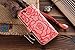 iPhone 6 Plus leather case, Icarercase Premium iPhone 6s Plus Genuine Leather Wallet Case Curve Edge Flip Style, Vintage Folio Cover for Apple iPhone6 Plus 5.5 Inch in Leather (Red)