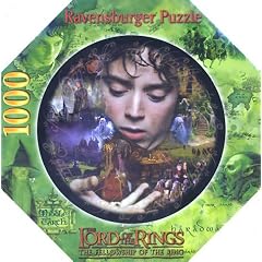 Frodo und die Macht des Ringes. Puzzle. Herr der Ringe. Rundpuzzle.