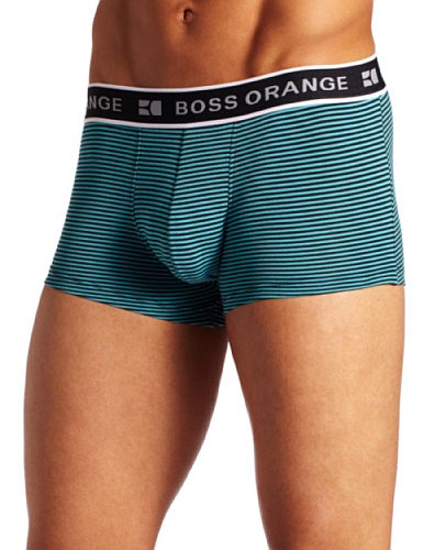 HUGO BOSS Men's Boxer Brief Om, Blue, Large