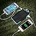 Levin 12000mAh Solar Panel USB Port External Battery Power Pack for Smartphones, Tablets, Gopro Camera and USB Charged Devices - Blue