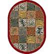 Cayman Isle Rug- Ruby(3'10"x5'4" Oval)