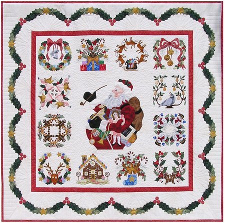P3 Designs Baltimore Christmas BOM Block of Month Patterns Set