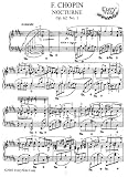 Nocturne in B Major, Op. 62, No. 1: Instantly download and print sheet music