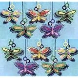 BUTTERFLY SHADE PULLS - A Vintage 1951 Crochet / Tatting Pattern - Kindle Ebook Download (digital book, e-book, decoration, decorative, butterfly, DIY, ... window shade, shade pull, window treatments)