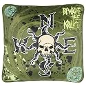 Pirates Caribbean Kraken Decorative Pillow - Green (12x12")