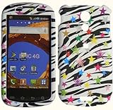 Zebra Star Hard Case Cover for Samsung Epic 4G D700