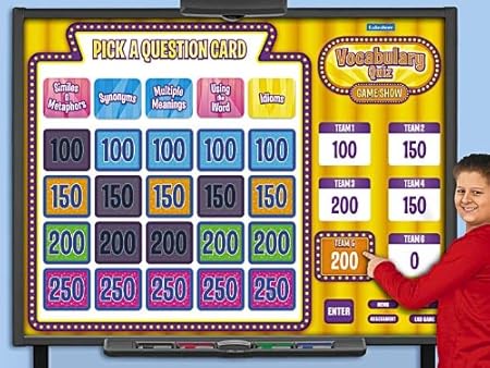 Interactive Vocabulary Quiz Game - Gr. 4-6